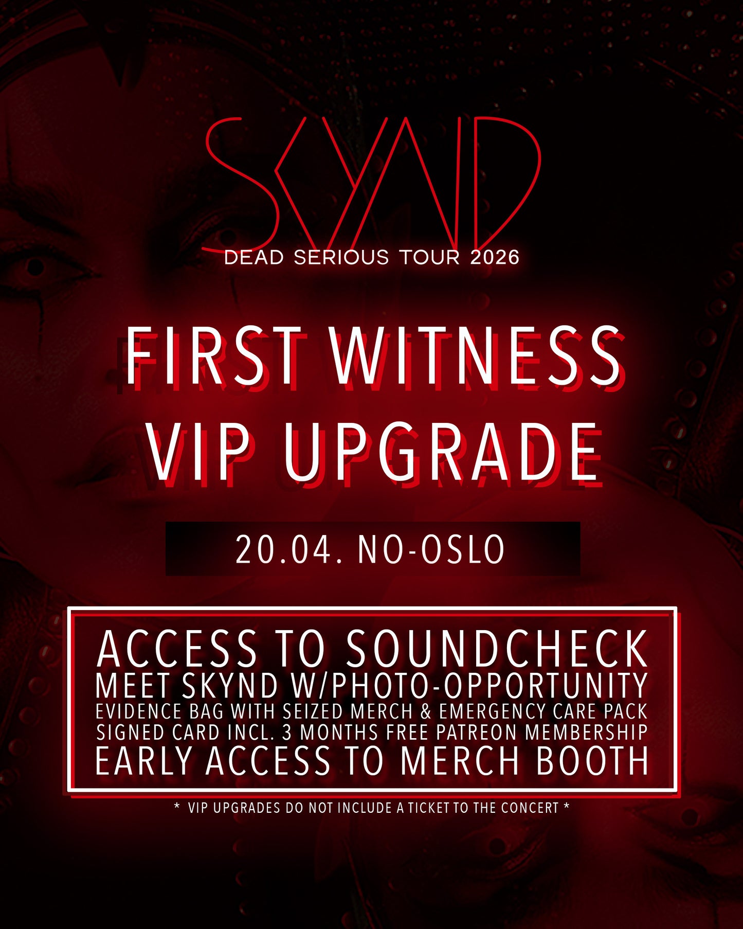 First Witness VIP Upgrade | 20.04. NO-Oslo