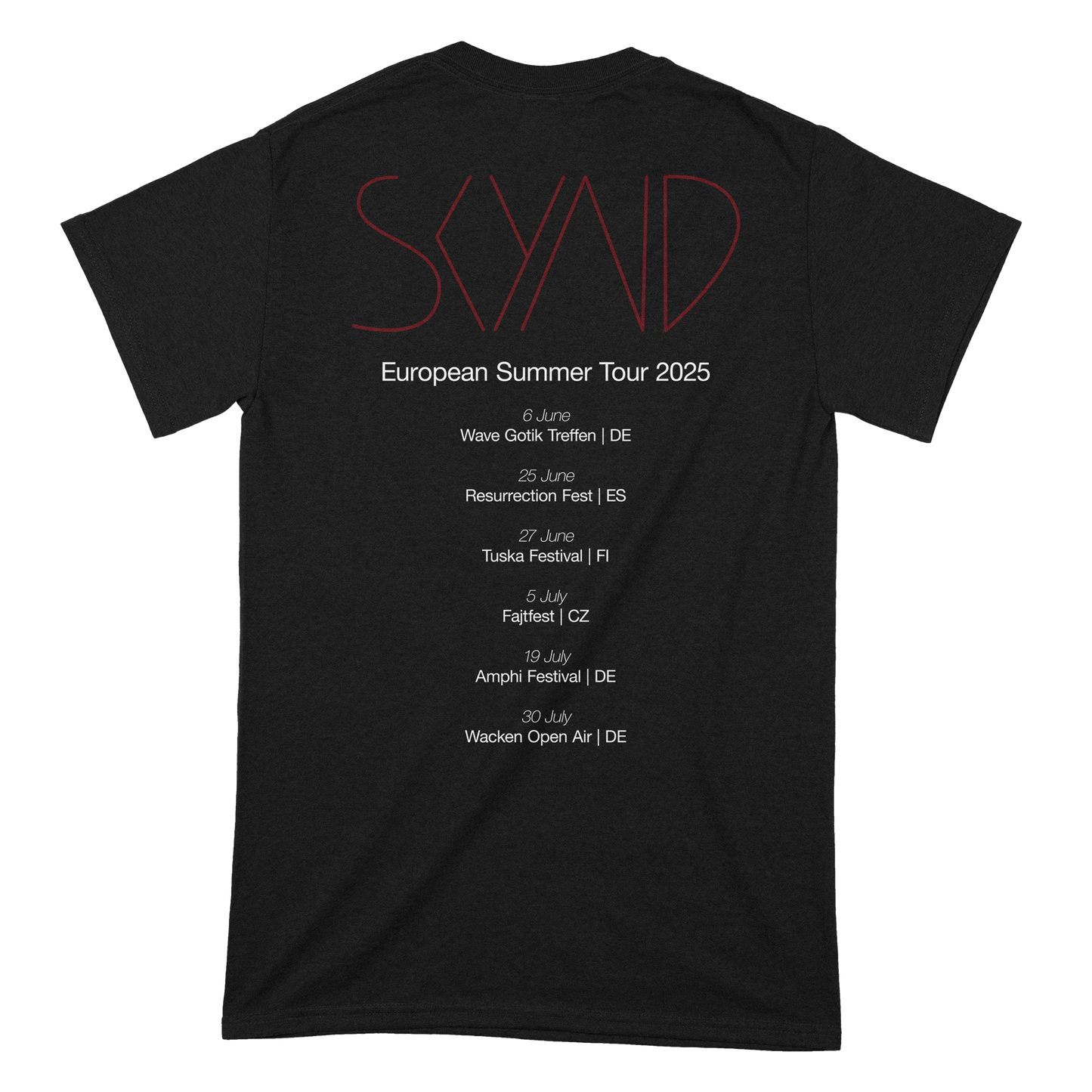 European Summer Tour 2025 | T-Shirt